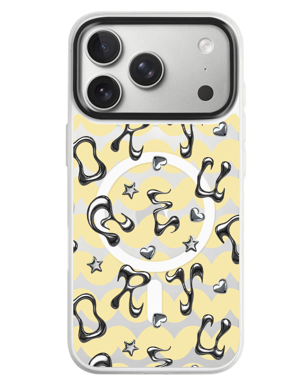 iPhone Rearguard MagSwap - Chrome Monogram 2.0