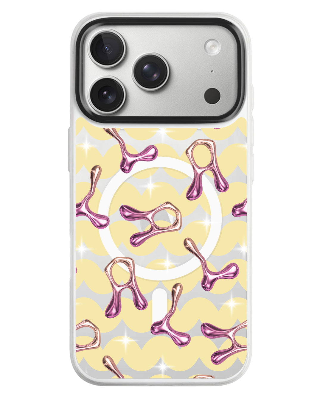 iPhone Rearguard MagSwap - Chrome Monogram 3.0