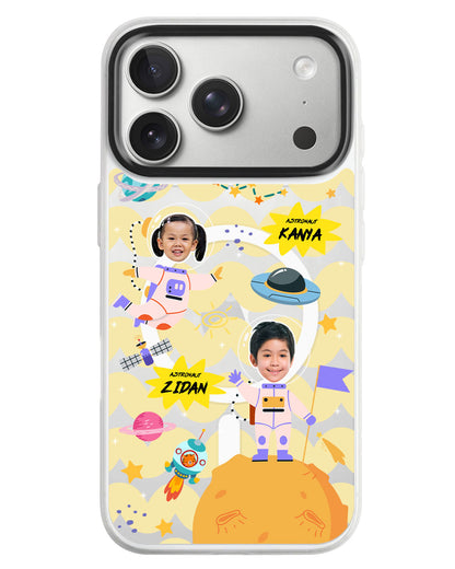iPhone Rearguard MagSwap - Face Grid Dream Astronaut