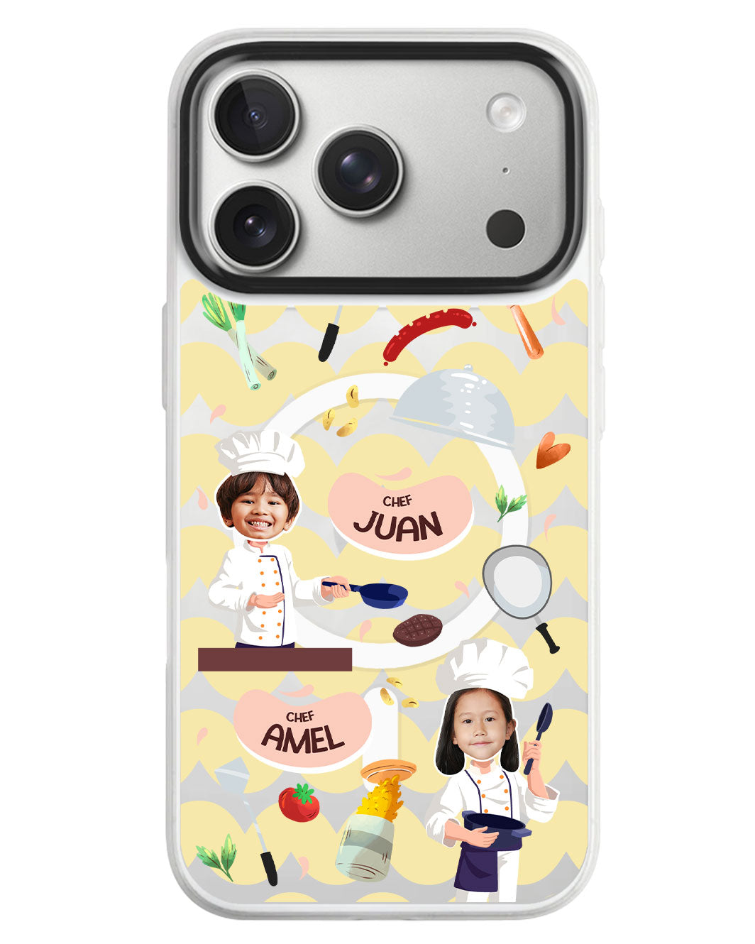 iPhone Rearguard MagSwap - Face Grid Dream Chef