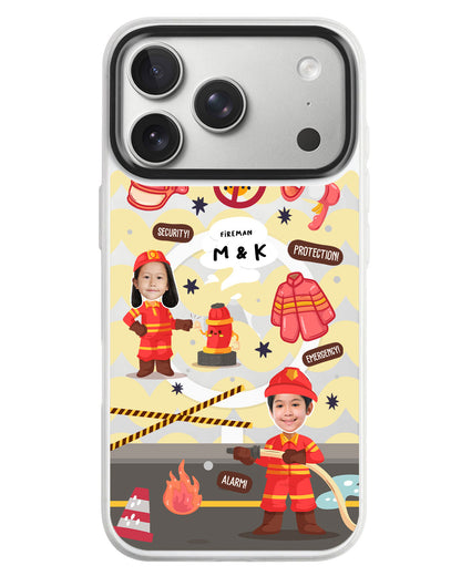 iPhone Rearguard MagSwap - Face Grid Dream Firefighter