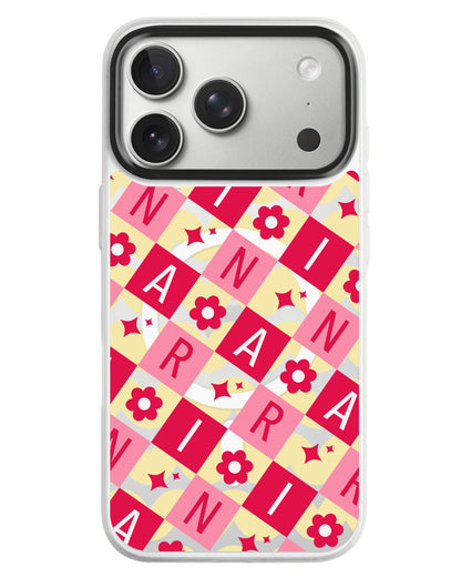 iPhone Rearguard MagSwap - Flower Grid Monogram 1.0