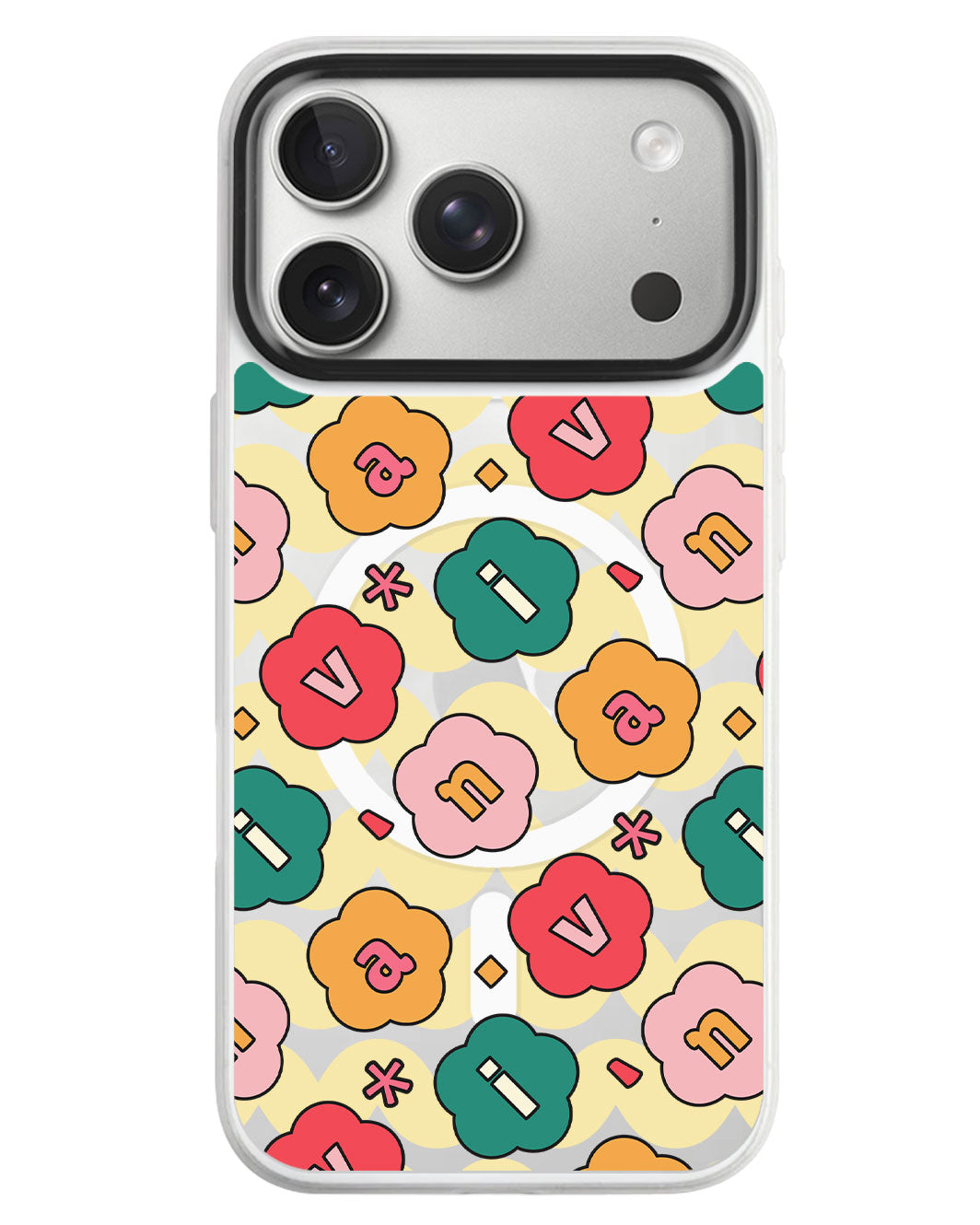 iPhone Rearguard MagSwap - Flower Petals Monogram 3.0