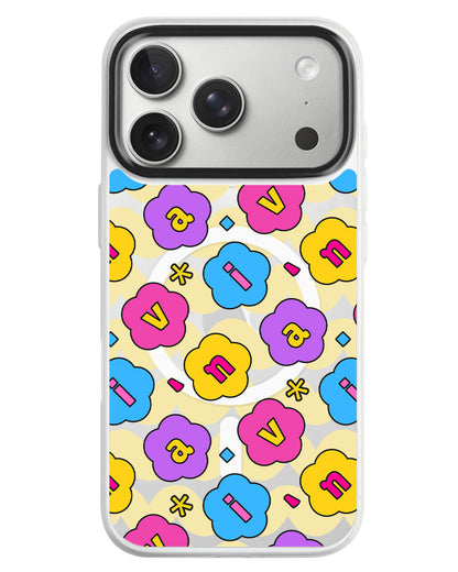 iPhone Rearguard MagSwap - Flower Petals Monogram 4.0