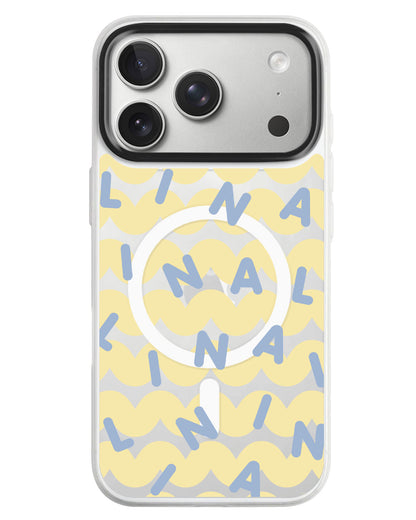 iPhone Rearguard MagSwap - Monogram 2.0 Blue