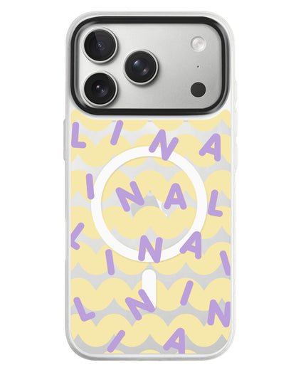 iPhone Rearguard MagSwap - Monogram 2.0 Ungu
