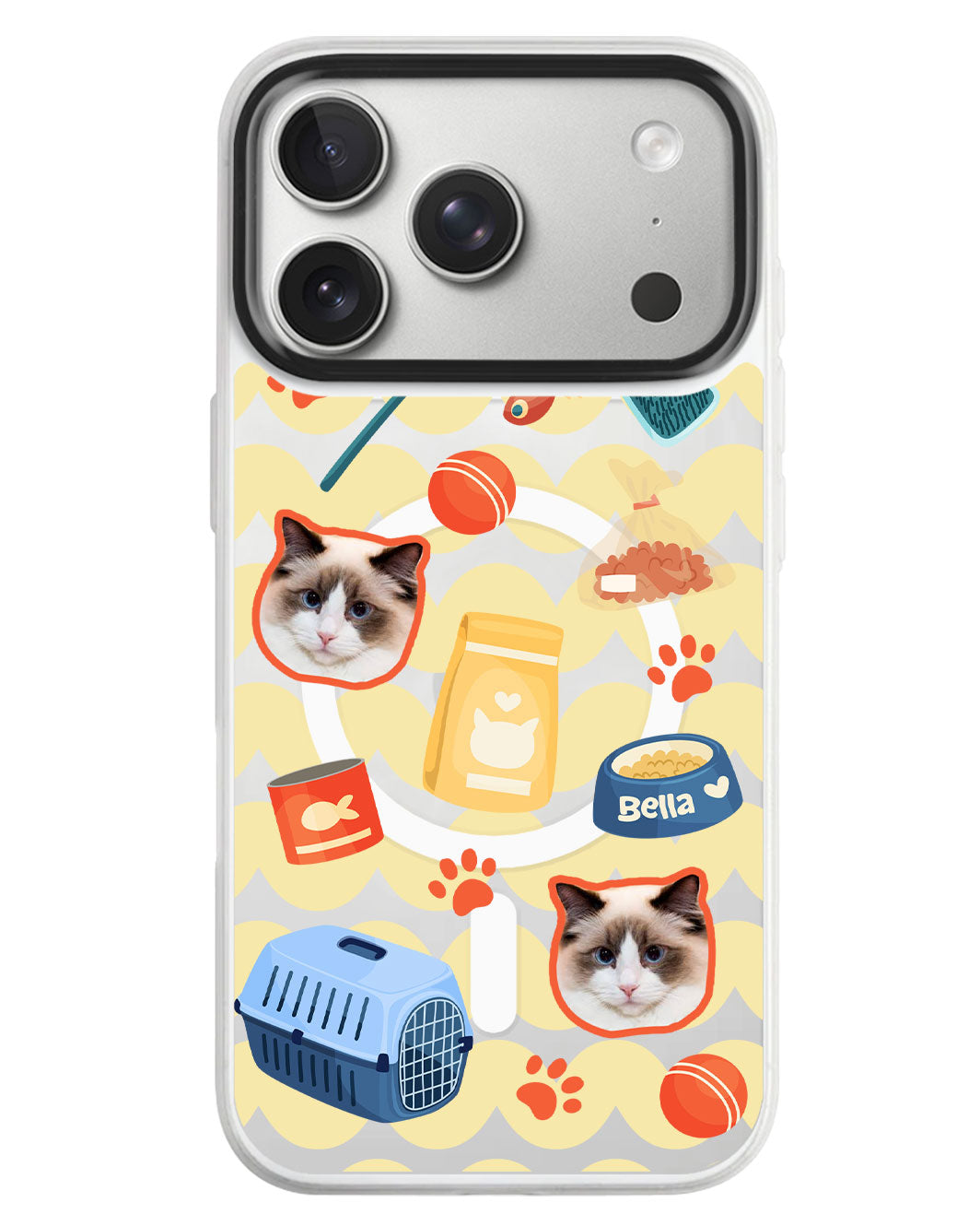 iPhone Rearguard MagSwap - Pet Grid Kitty Adventures