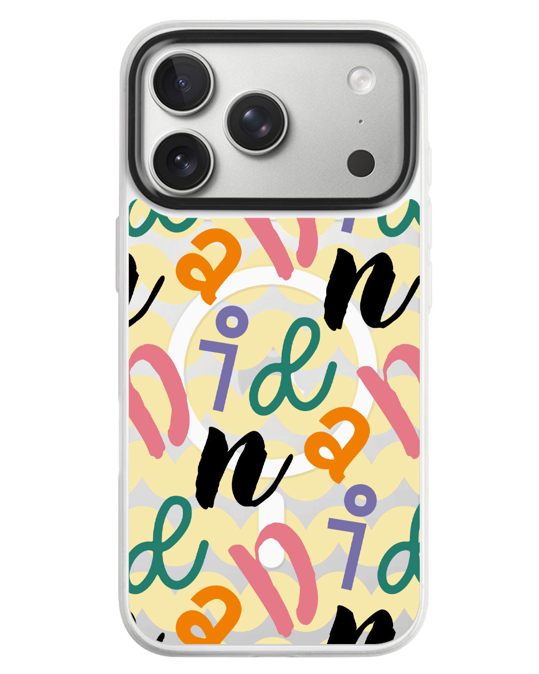 iPhone Rearguard MagSwap - Playful Monogram 3.0