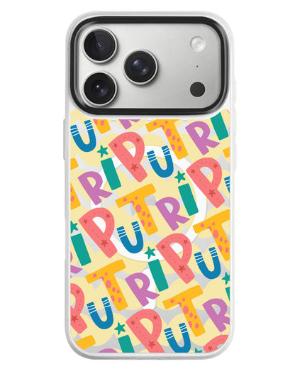 iPhone Rearguard MagSwap - Playful Monogram 4.0