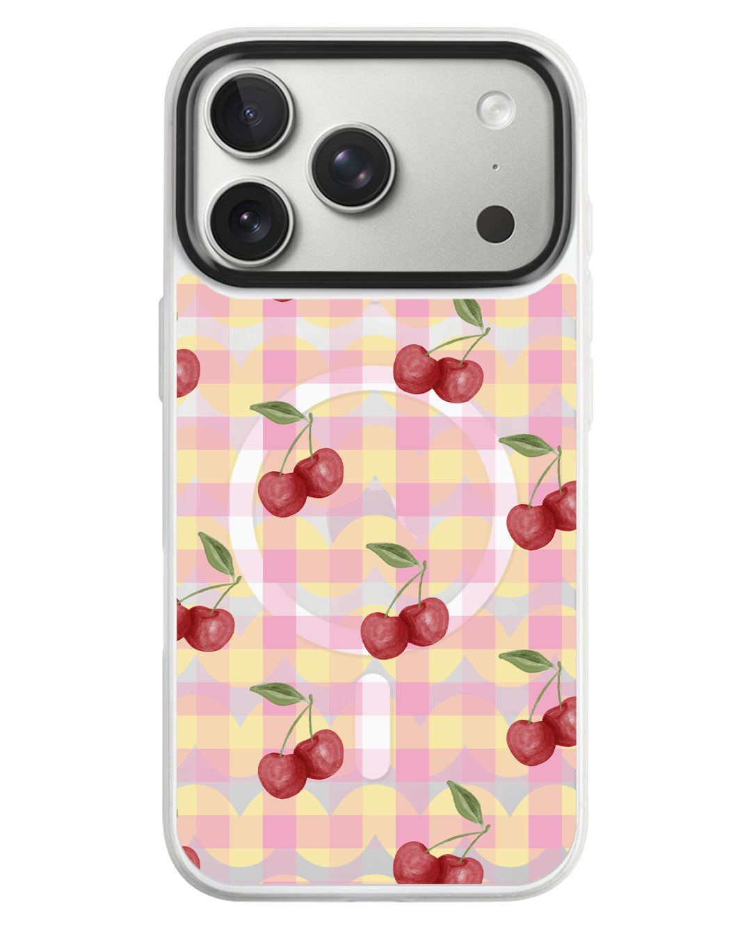 iPhone Rearguard MagSwap - Cherry Tartan