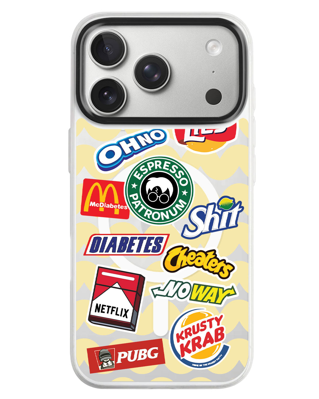 iPhone Rearguard MagSwap - Food Parody