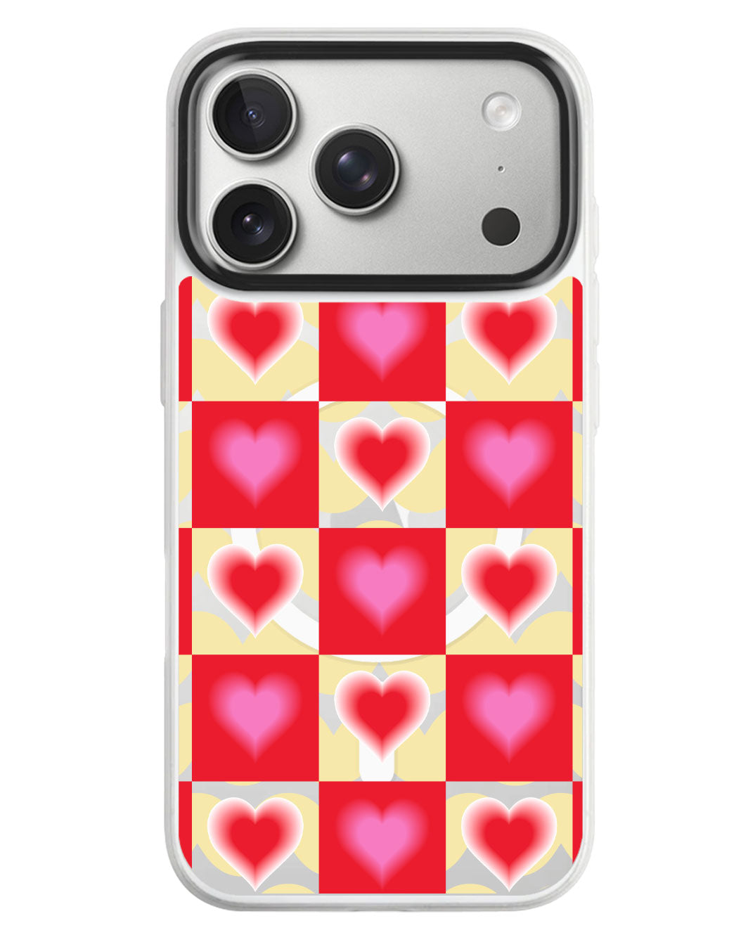 iPhone Rearguard MagSwap - Love Checkered