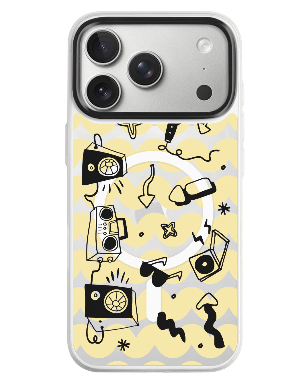 iPhone Rearguard MagSwap - Rock N Roll Black