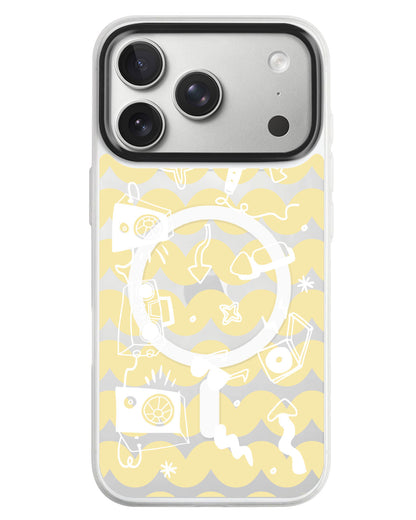 iPhone Rearguard MagSwap - Rock N Roll White