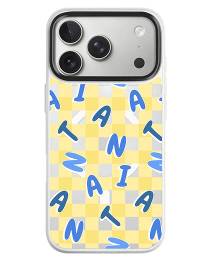 iPhone Rearguard MagSwap - Checkered Monogram 3.0