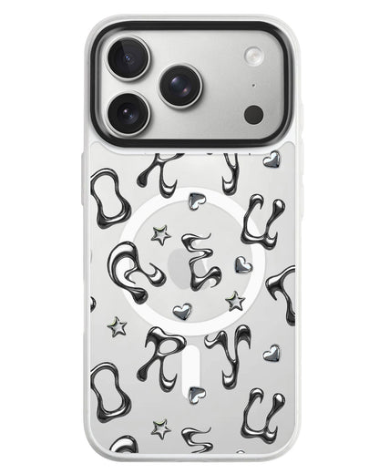 iPhone Rearguard MagSwap - Chrome Monogram 2.0