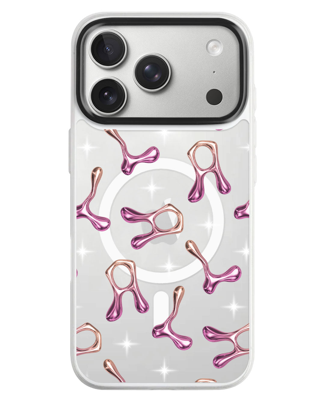 iPhone Rearguard MagSwap - Chrome Monogram 3.0