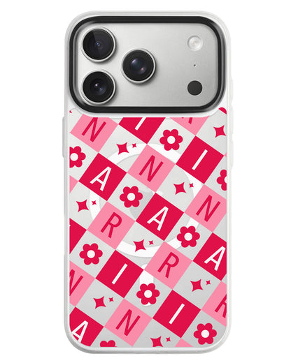 iPhone Rearguard MagSwap - Flower Grid Monogram 1.0