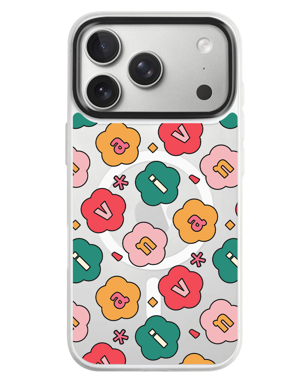 iPhone Rearguard MagSwap - Flower Petals Monogram 3.0