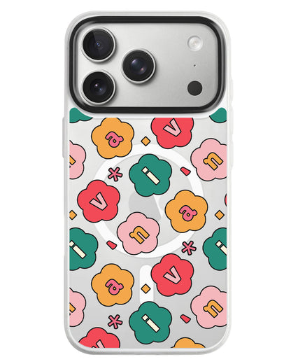 iPhone Rearguard MagSwap - Flower Petals Monogram 3.0