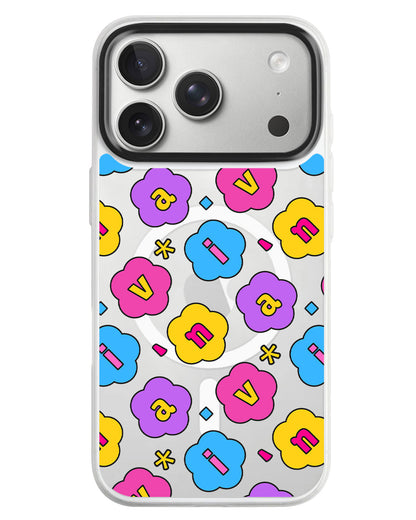 iPhone Rearguard MagSwap - Flower Petals Monogram 4.0