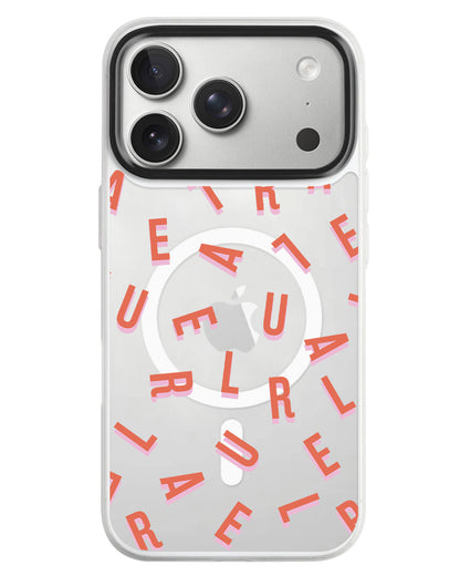 iPhone Rearguard MagSwap - Monogram 1.0 Coral