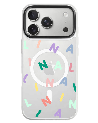 iPhone Rearguard MagSwap - Monogram 2.0 Rainbow