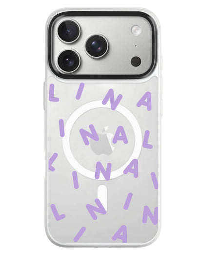 iPhone Rearguard MagSwap - Monogram 2.0 Ungu