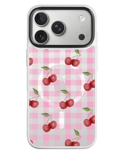 iPhone Rearguard MagSwap - Cherry Tartan