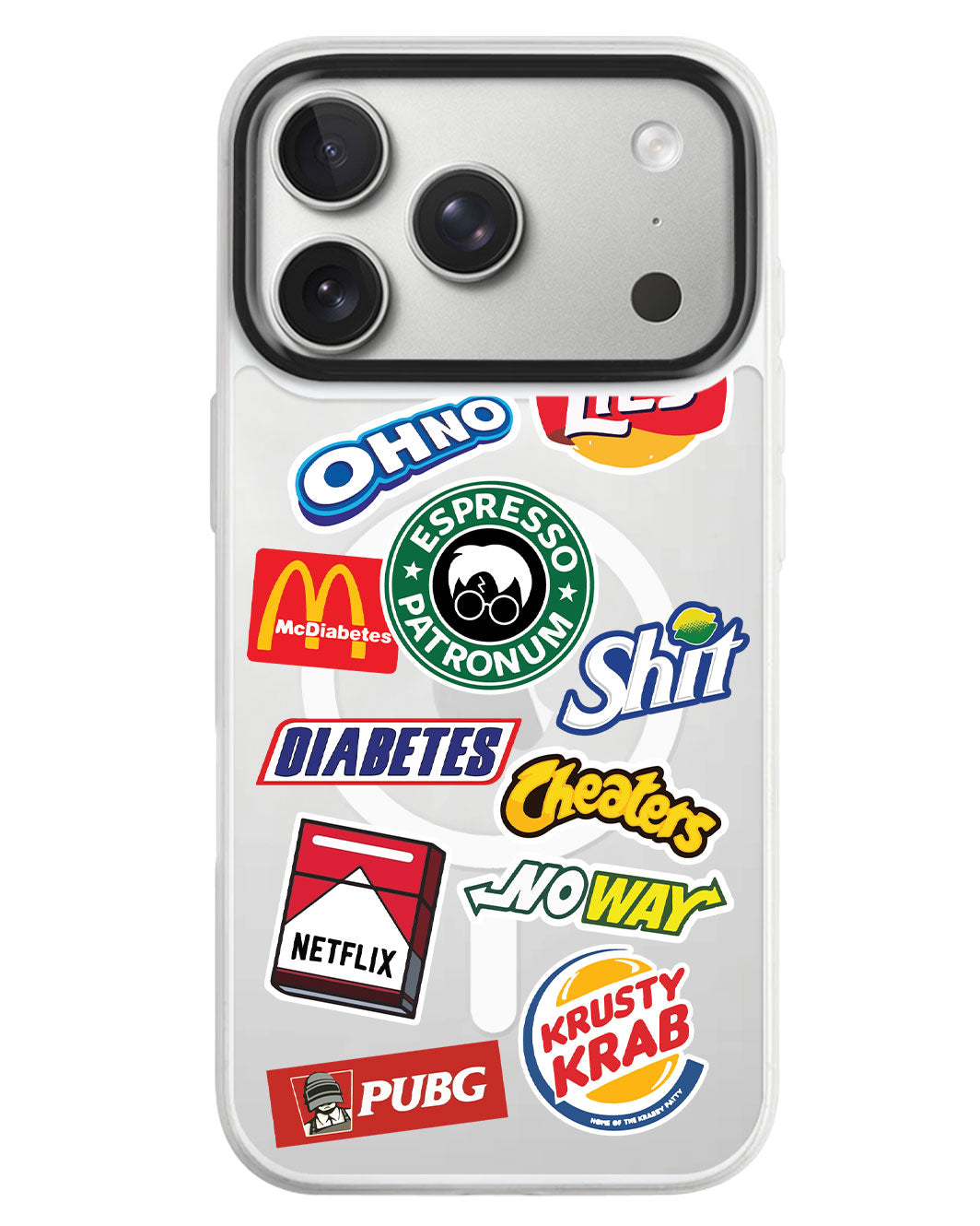 iPhone Rearguard MagSwap - Food Parody