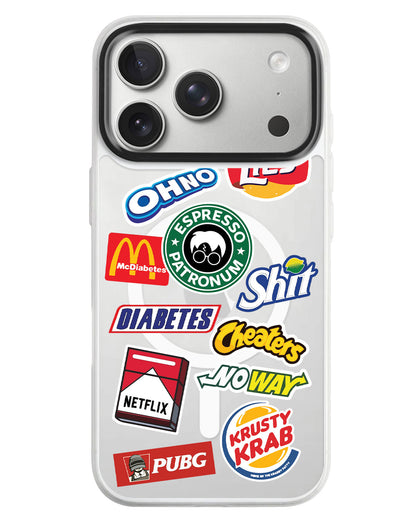 iPhone Rearguard MagSwap - Food Parody