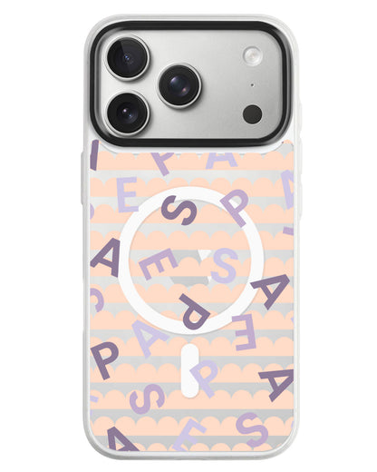 iPhone Rearguard MagSwap - Aespa Monogram