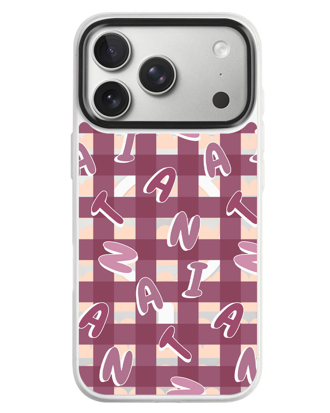iPhone Rearguard MagSwap - Checkered Monogram 2.0