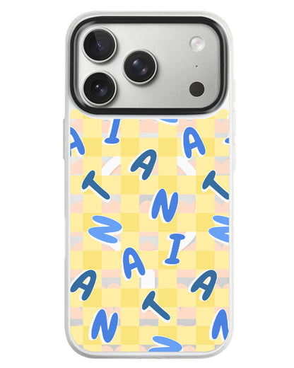 iPhone Rearguard MagSwap - Checkered Monogram 3.0