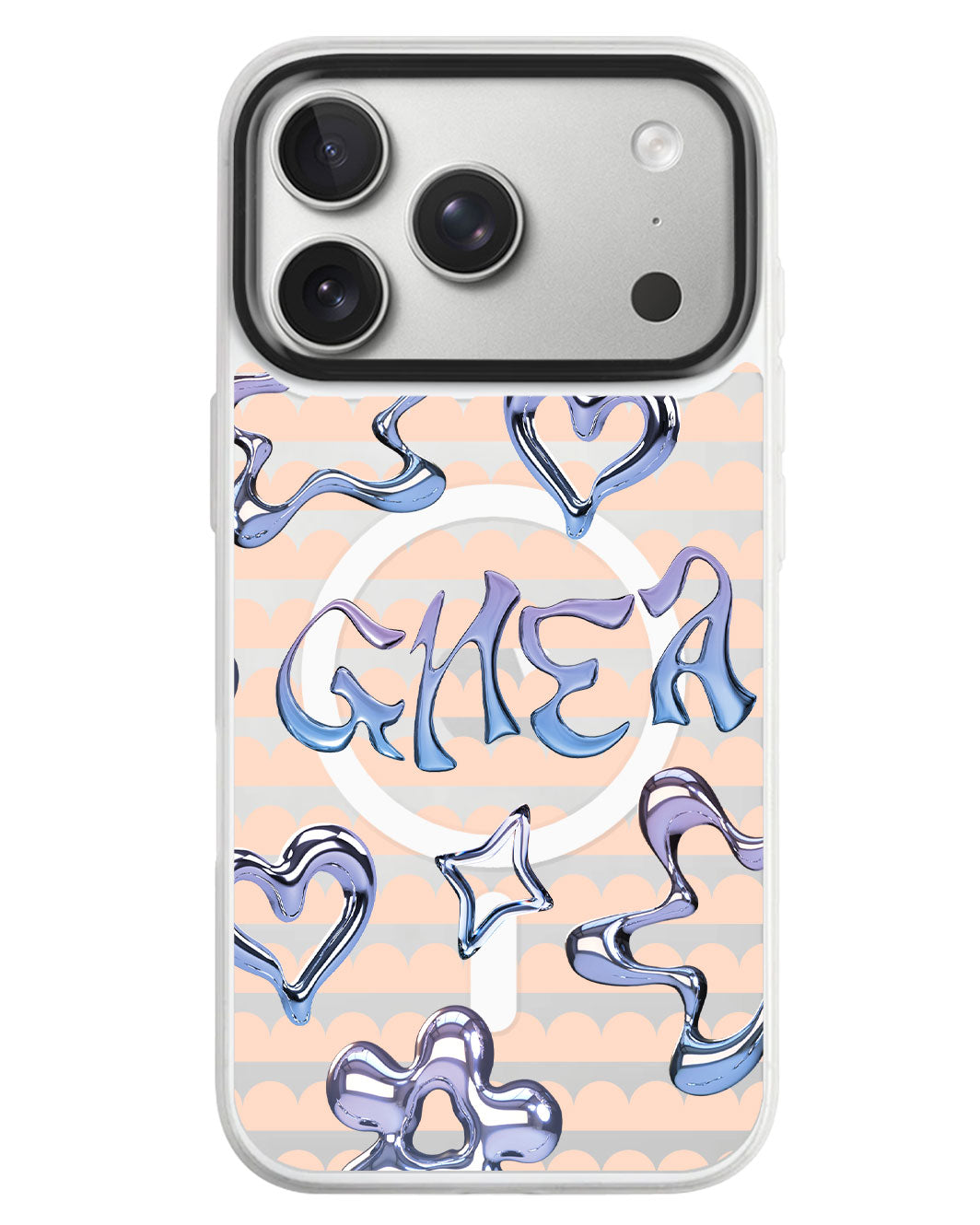 iPhone Rearguard MagSwap - Chrome Monogram 1.0