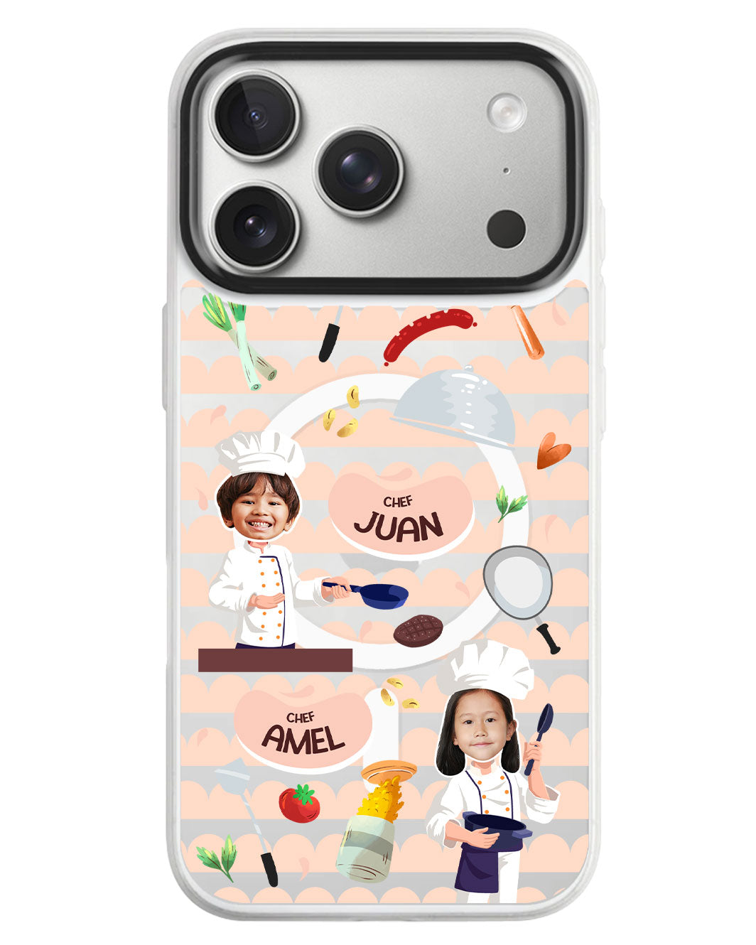 iPhone Rearguard MagSwap - Face Grid Dream Chef