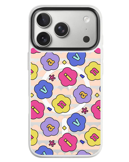 iPhone Rearguard MagSwap - Flower Petals Monogram 2.0