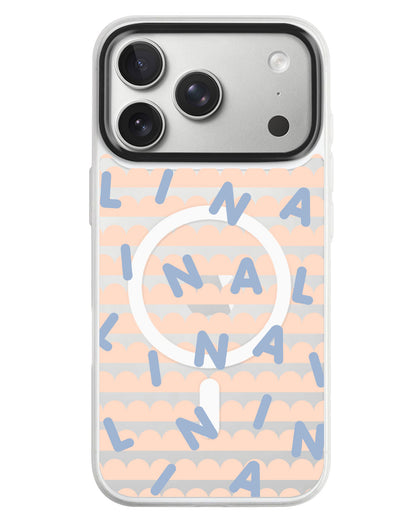 iPhone Rearguard MagSwap - Monogram 2.0 Blue