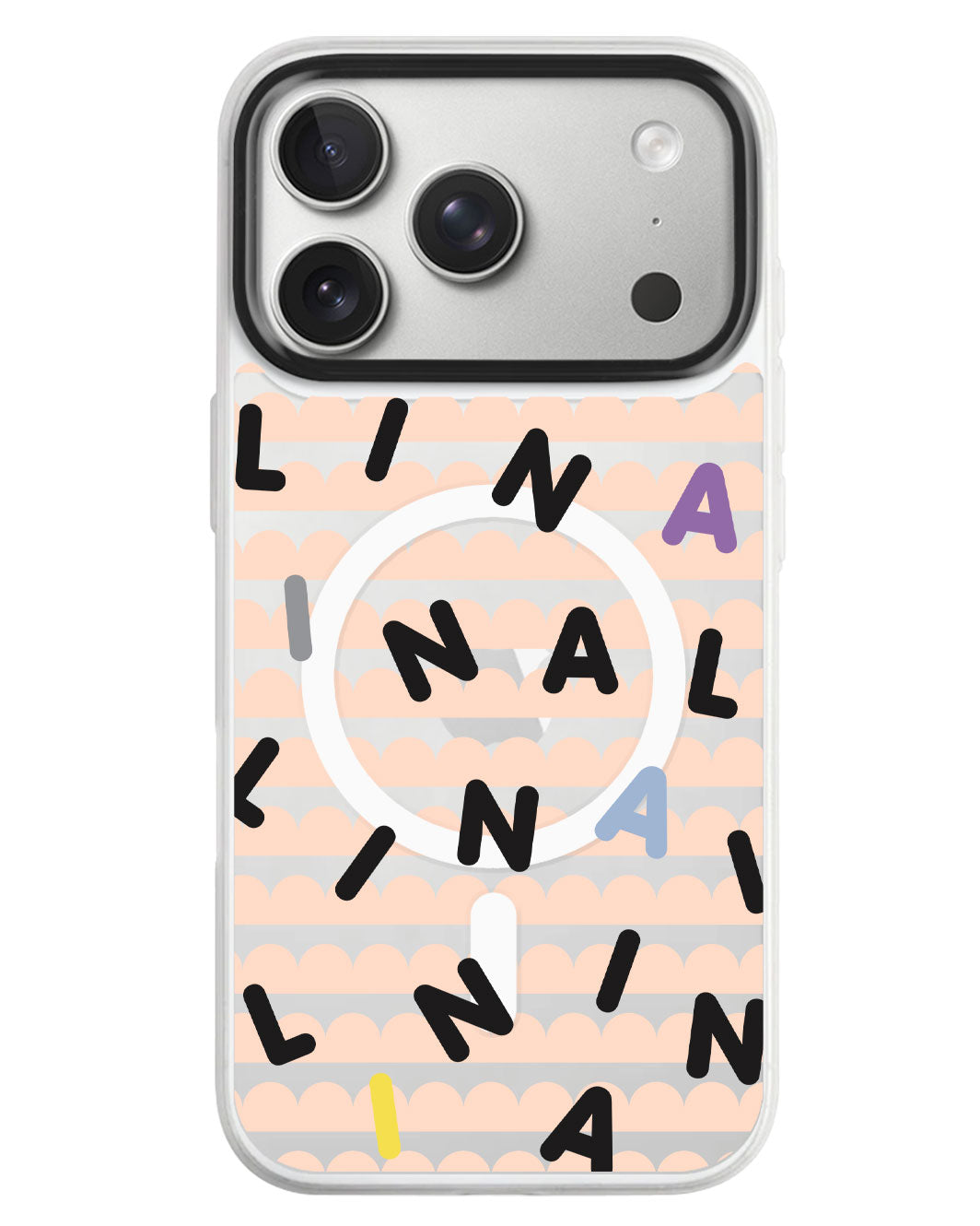 iPhone Rearguard MagSwap - Monogram 2.0 Hitam