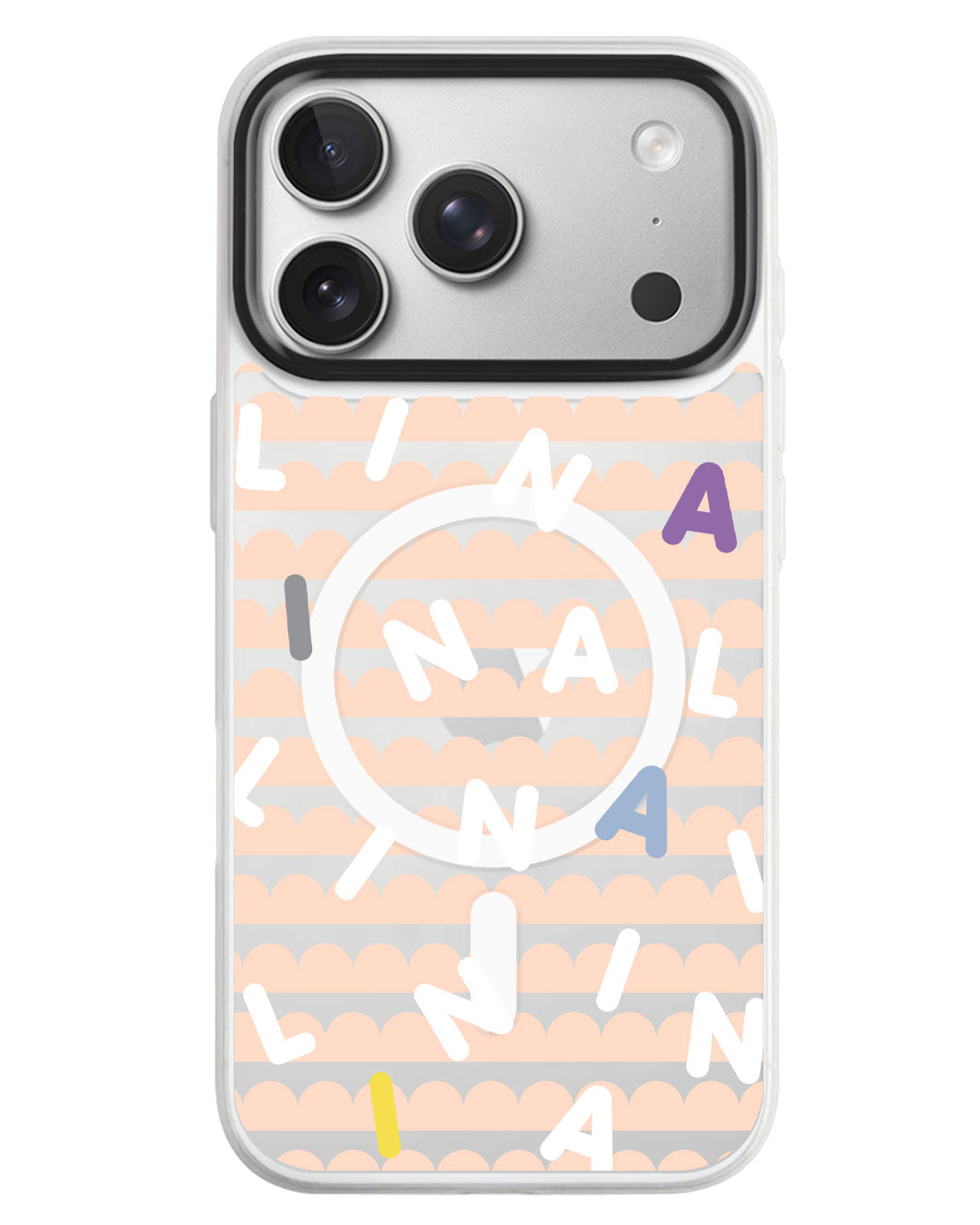 iPhone Rearguard MagSwap - Monogram 2.0 Putih