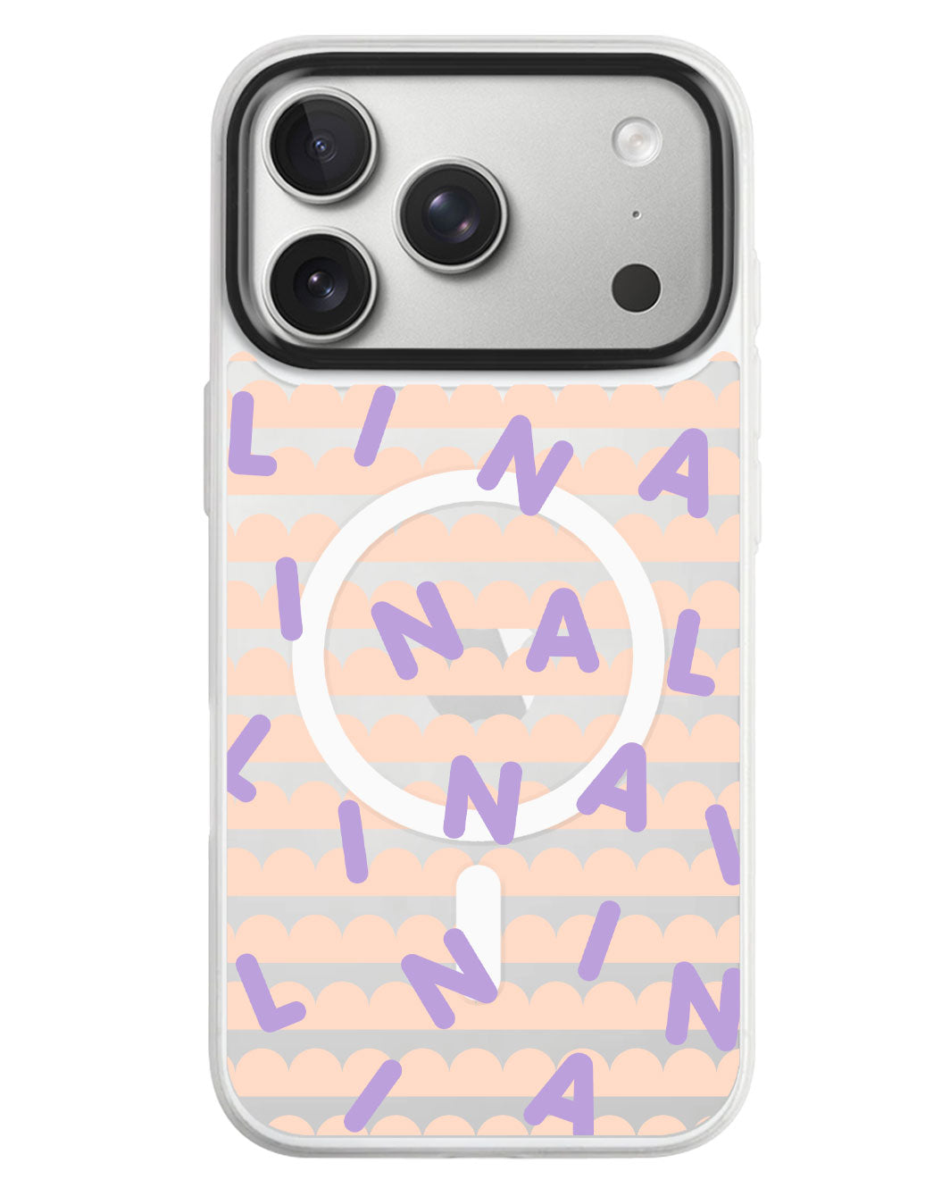 iPhone Rearguard MagSwap - Monogram 2.0 Ungu