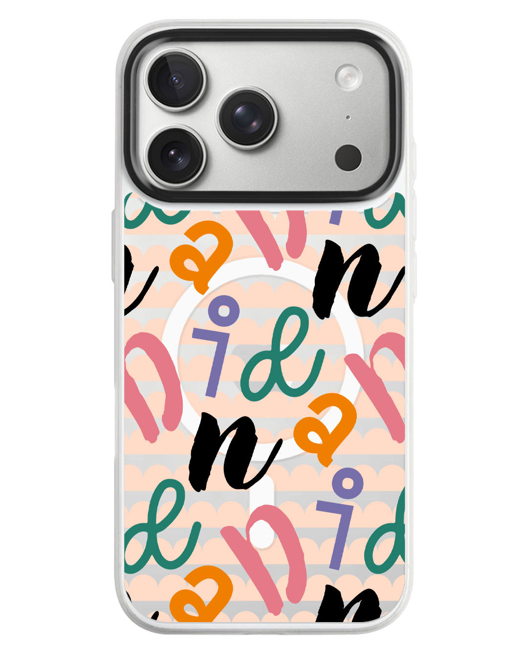 iPhone Rearguard MagSwap - Playful Monogram 3.0