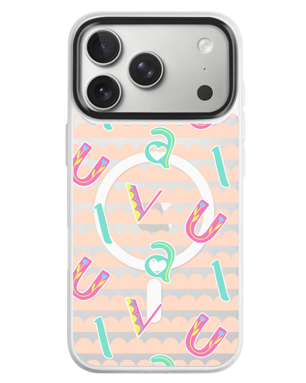 iPhone Rearguard MagSwap - Playful Monogram 6.0