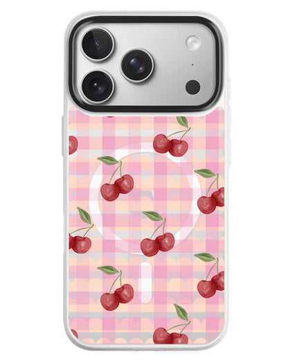 iPhone Rearguard MagSwap - Cherry Tartan