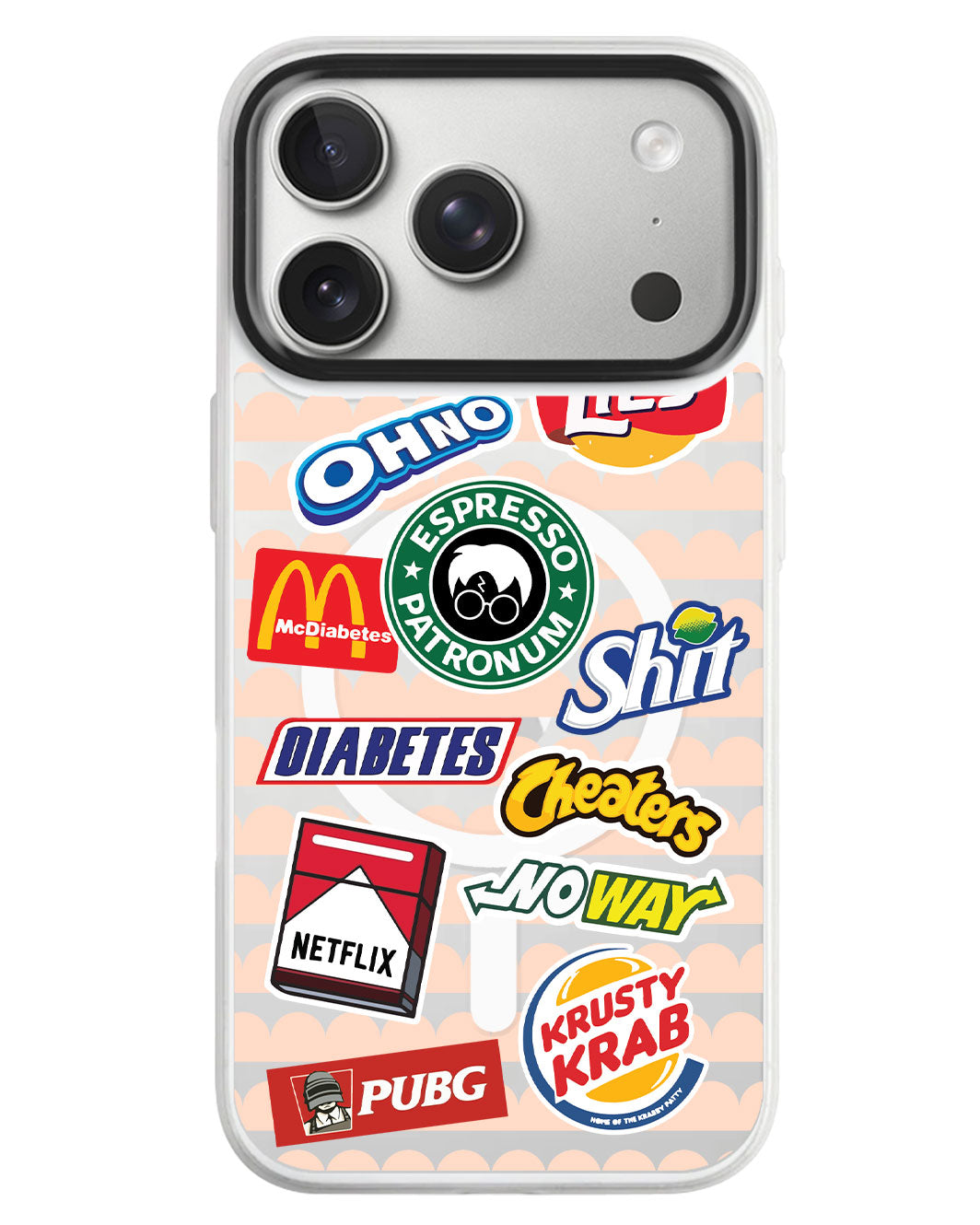 iPhone Rearguard MagSwap - Food Parody