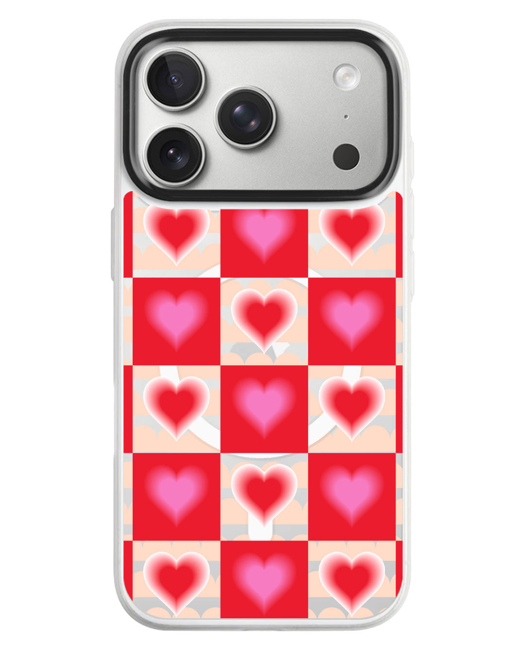 iPhone Rearguard MagSwap - Love Checkered