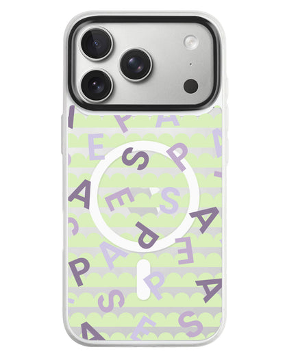 iPhone Rearguard MagSwap - Aespa Monogram