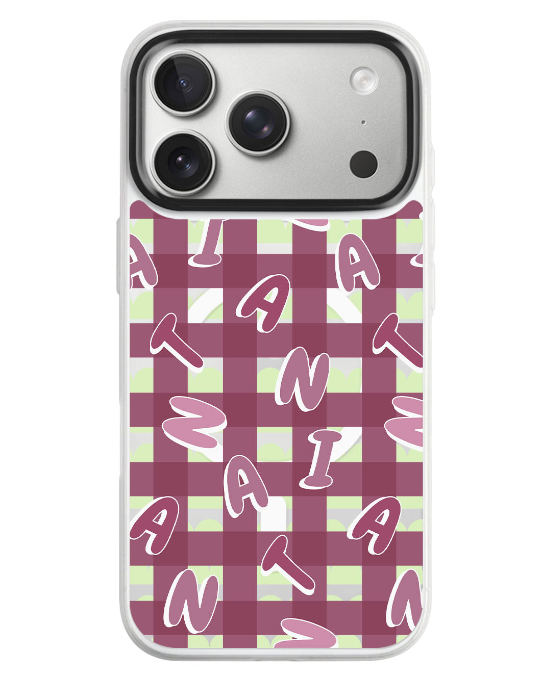 iPhone Rearguard MagSwap - Checkered Monogram 2.0