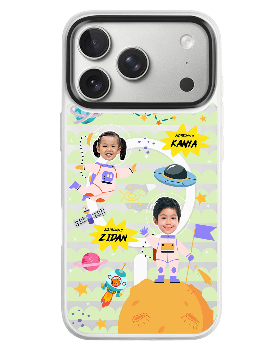 iPhone Rearguard MagSwap - Face Grid Dream Astronaut