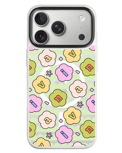 iPhone Rearguard MagSwap - Flower Petals Monogram 1.0